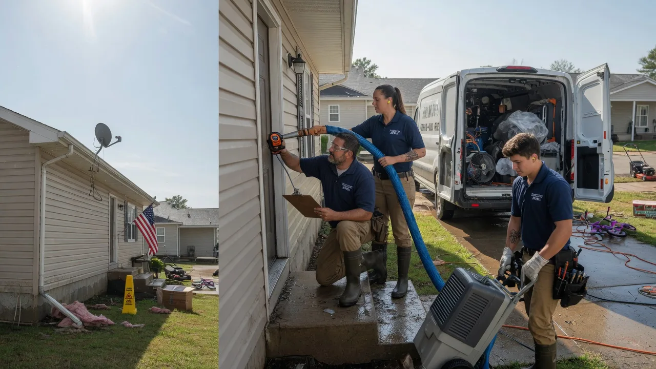 Ceiling Water Damage Restoration in Nichols, WI near me